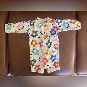 Hanna Andersson Floral Sunblock Rash Guard Swimsuit 3-6 months/60 cm